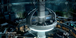 Futuristic building surroundings features information - a futuristic building free wallpaper