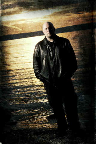 Man standing water leather jacket - a body of water free wallpaper for mobile