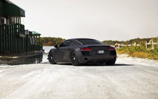 Black sports car gravel road - a gravel road next free wallpaper