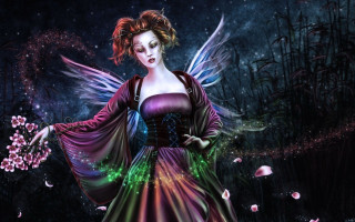 Woman dress flower hand flower - a field of flowers free wallpaper