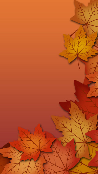 Leaves table red background red - a table free wallpaper for mobile
