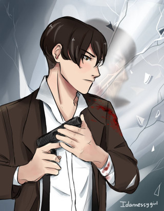 Man suit cellphone blood chest - his chest free wallpaper for mobile