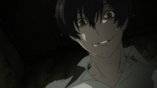 Black haired man white shirt 2 - a black wall free wallpaper