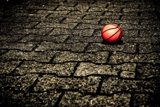 Basketball night shadow ground dark 2 - deep 3 point perspective free wallpaper