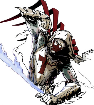 Man snowboard hill red white - flag free wallpaper for tablet