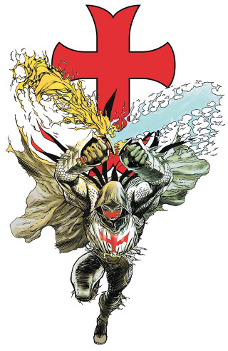 Knight sword cross drawing art - bill sienkiewicz free wallpaper for mobile