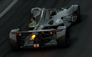 Car race track flames engine - rear free wallpaper