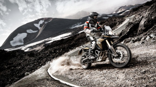 Mountain dirtbike rockyroad snowylandscape cloudyoutdoors - the mountain free wallpaper
