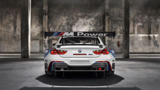 White bmw car parking lot 2 - back end free wallpaper