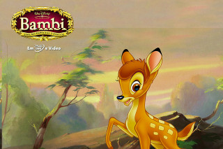 Cartoon deer running woods trees - don bluth free wallpaper