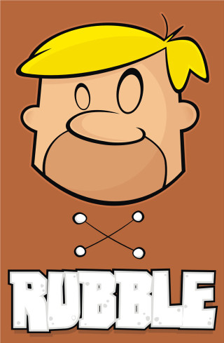 Cartoon character yellow hair beard - pixel art free wallpaper for mobile