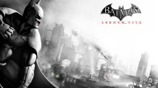 Batman arkfall city scene batman - a batman free wallpaper