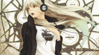 Woman longhair headphones clockshirt neogeo - shirt free wallpaper