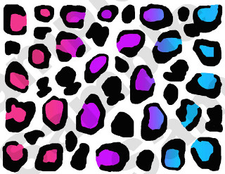 Leopard print pattern colorful skin - free abstract wallpaper