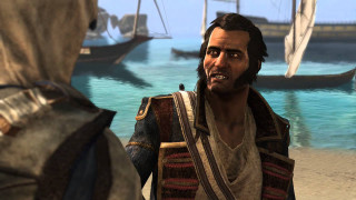 Pirate costume man boat harbor - other ship free wallpaper