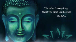 Buddha statue mind everything quote - a buddha statue free wallpaper