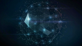 Sphere stars lines blue neo - neo free wallpaper