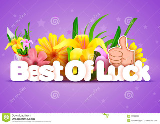 Best luck thumbs up purple - a thumb free wallpaper