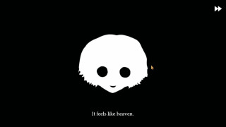 Black white skull background heaven - a white text free wallpaper