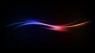 Dark background red blue wave - smooth gradient free wallpaper for desktop