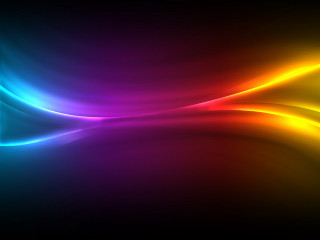 Colorful background black rainbow wave - smooth gradient free wallpaper for desktop