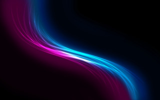 Dark background blue pink wave 2 - a white line free wallpaper