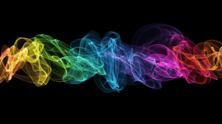 Colorful smokes energy ball glowing - generative free wallpaper
