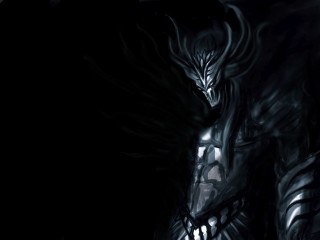Demonic creature large head large 2 - a large head free wallpaper