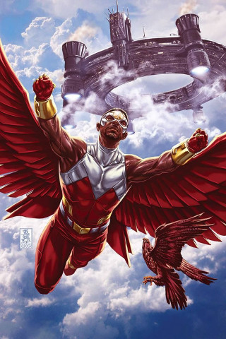 Man flying bird castle afrofuturism - a bird free wallpaper for mobile