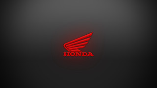 Red honda logo black background 2 - holography free wallpaper