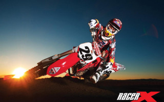 Dirt bike rider sunset dusty - sunrise free wallpaper