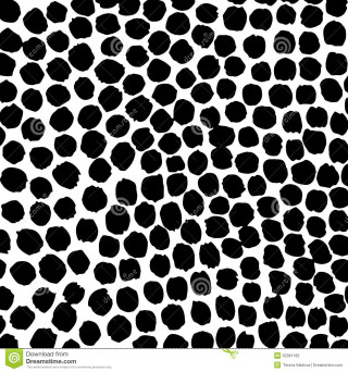 Black white abstract circles dots - a stipple free wallpaper for tablet