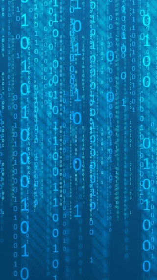 Blue background numbers image - technology free wallpaper for mobile