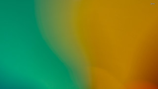 Blurry yellow green white bird - smooth gradient free wallpaper