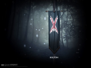 Red x banner woods snow - snow free wallpaper for desktop