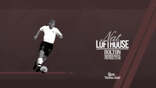 Man kicking soccer ball poster - llustration free wallpaper