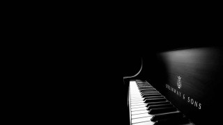 Piano dark light sign side 2 - side and a sign free wallpaper