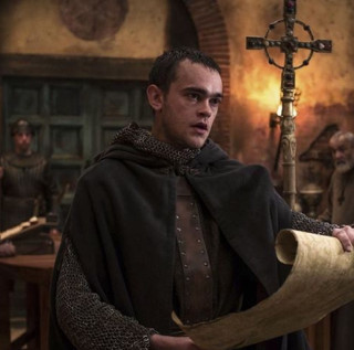 Medieval man scroll cross room - free gaming wallpaper for tablet