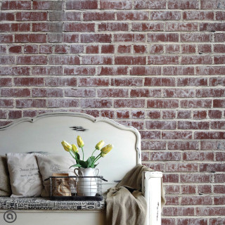 White bed vase flowers brick - concrete art free wallpaper for tablet