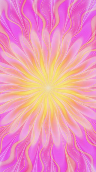 Pink yellow flower radiant metaphysical - alex grey free wallpaper for mobile