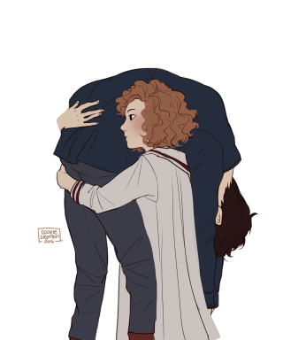 Man hugging woman head on - strange free wallpaper for mobile