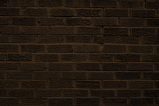 Brick wall clock black white - texture free wallpaper