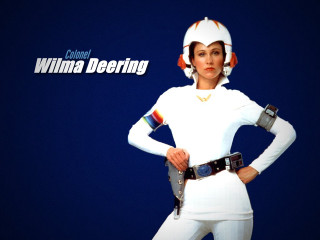 Woman white costume gun helmet - her hand and a helmet free wallpaper
