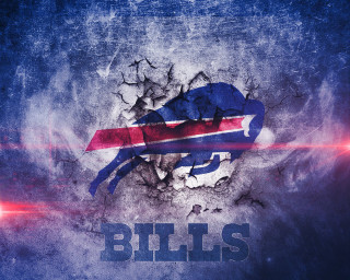 Buffalo logo blue background red 3 - darrell riche free wallpaper