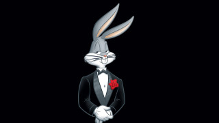 Rabbit tuxedo rose lapel bowtie - his lapel free wallpaper