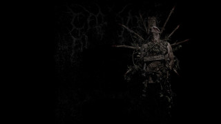 Man camouflage knife dark trees - eldritch free wallpaper