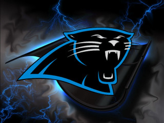 Black panther logo blue lightning - darrell riche free wallpaper
