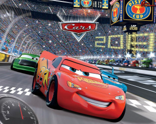 Car race stadium crowd clock - a stadium free wallpaper