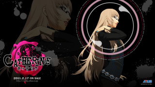 Anime character long hair black - a pink circle free wallpaper for desktop