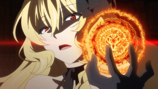 Woman holding fire red light - sun free wallpaper for desktop